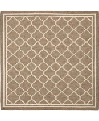 Safavieh Courtyard CY6918 and Bone 5'3" x 5'3" Square Outdoor Area Rug