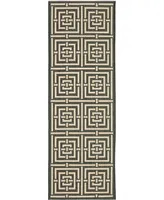 Safavieh Courtyard CY6937 and Bone 2'3" x 8' Runner Outdoor Area Rug