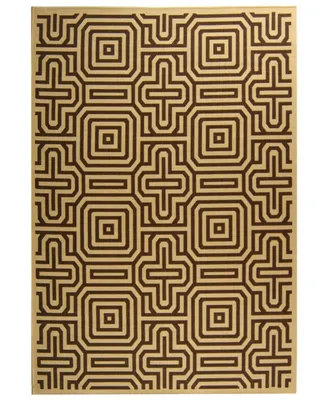 Safavieh Courtyard CY2962 Natural and Brown 2'3" x 6'7" Runner Outdoor Area Rug