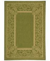 Safavieh Courtyard CY2965 Olive and Natural 2'7" x 5' Outdoor Area Rug