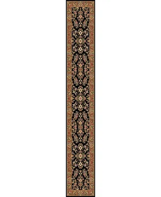 Safavieh Lyndhurst LNH331 Black and Tan 2'3" x 14' Runner Area Rug