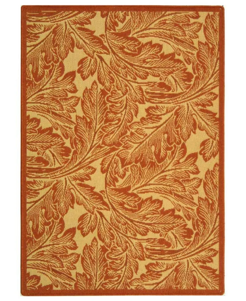 Safavieh Courtyard CY2996 Natural and Terra 2'7" x 5' Outdoor Area Rug