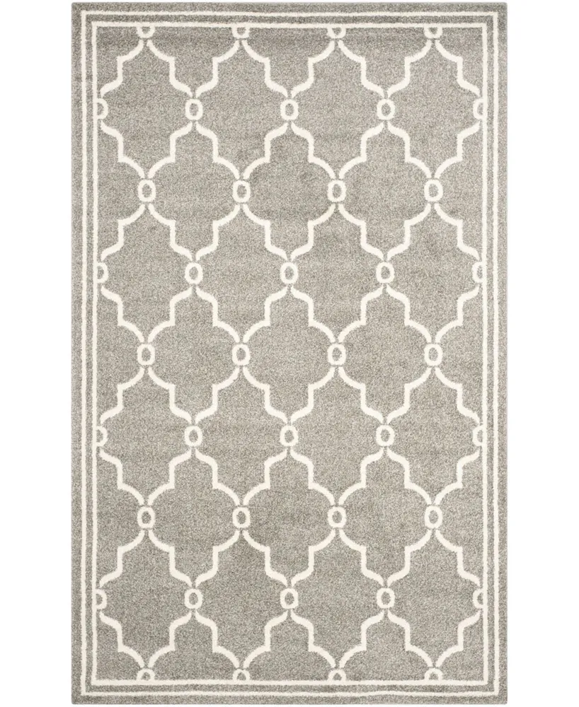 Safavieh Amherst AMT414 Dark Grey and Beige 2'3" x 9' Runner Area Rug