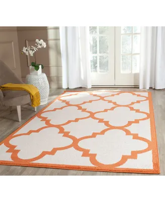 Safavieh Amherst AMT423 Beige and Orange 6' x 9' Area Rug