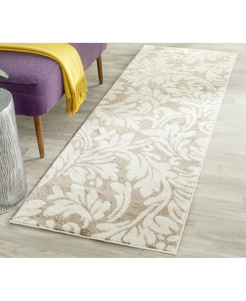 Safavieh Amherst AMT425 Wheat and Beige 2'3" x 9' Runner Area Rug