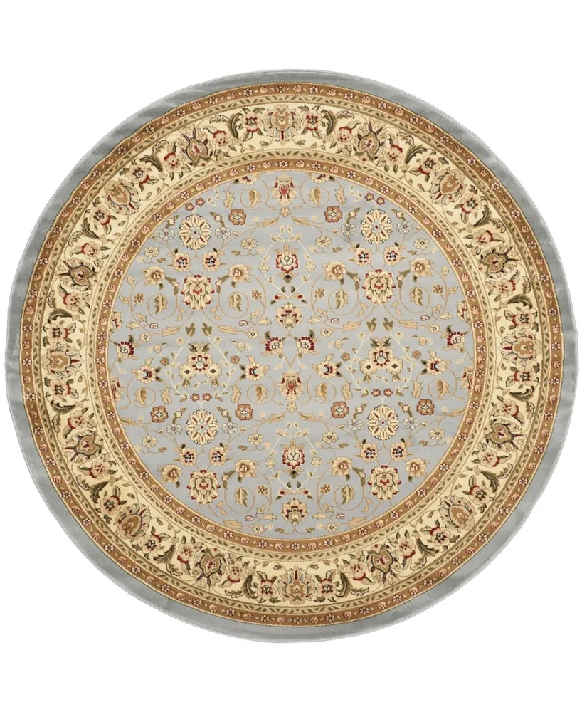 Safavieh Lyndhurst LNH312 Light Blue and Ivory 10' x 10' Round Area Rug