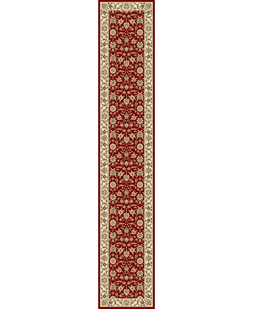 Safavieh Lyndhurst LNH312 Red and Ivory 2'3" x 14' Runner Area Rug