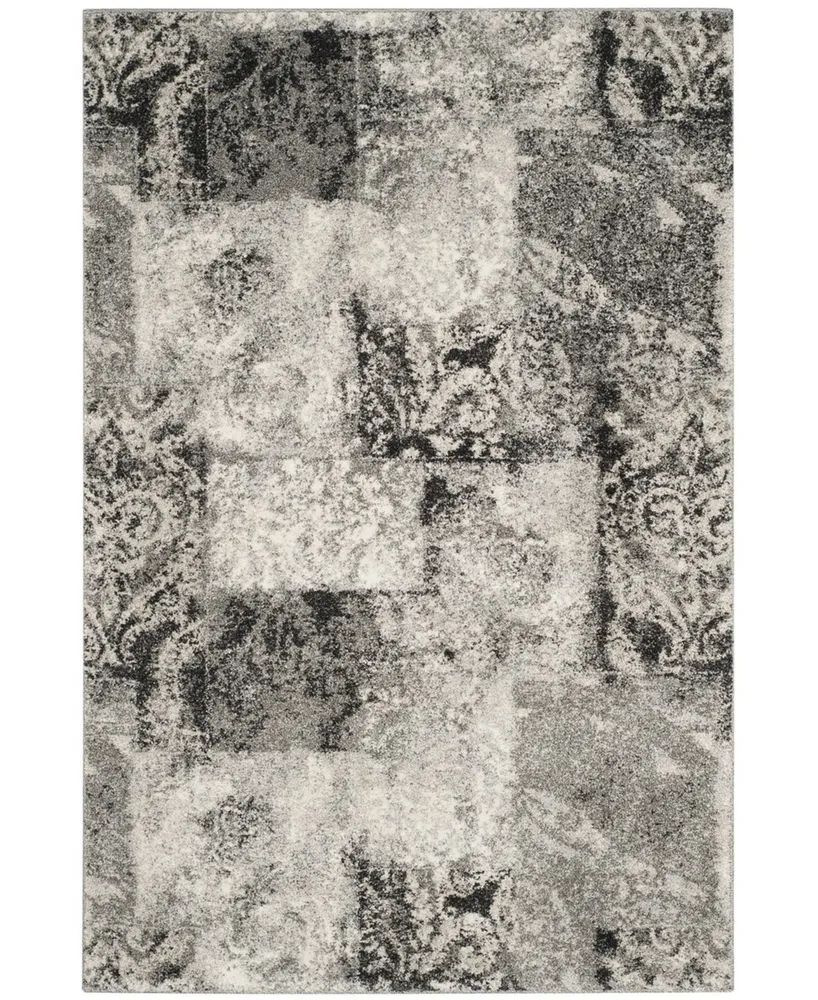 Safavieh Retro RET2137 Cream and Gray 6' x 9' Area Rug