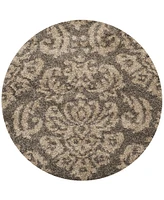 Safavieh Florida Shag SG460 6'7" x 6'7" Round Area Rug