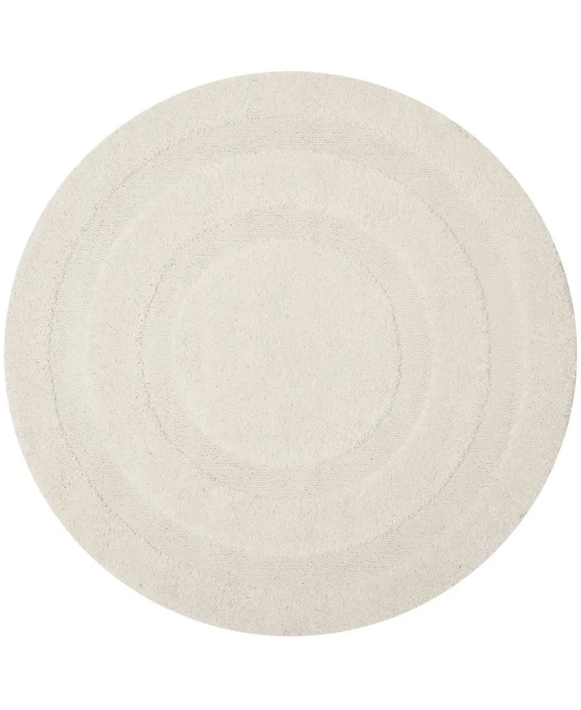 Safavieh Florida Shag SG454 5' x Round Area Rug