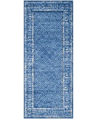 Safavieh Adirondack 110 Light Blue and Dark Blue 2'6" x 22' Area Rug