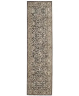 Safavieh Sofia SOF330 Light Grey and Beige 2'2" x 6' Runner Area Rug