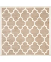 Safavieh Amherst AMT420 Wheat and Beige 9' x 9' Square Area Rug