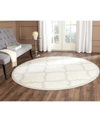 Safavieh Amherst AMT423 Light Gray and Beige 9' x 9' Round Area Rug