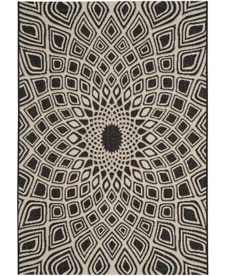 Safavieh Courtyard CY6616 and Beige 5'3" x 7'7" Sisal Weave Outdoor Area Rug