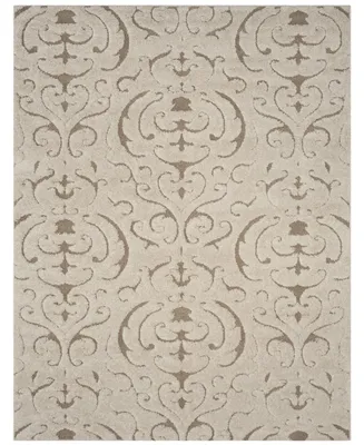 Safavieh Florida Shag SG467 Cream and Beige 8' x 10' Area Rug