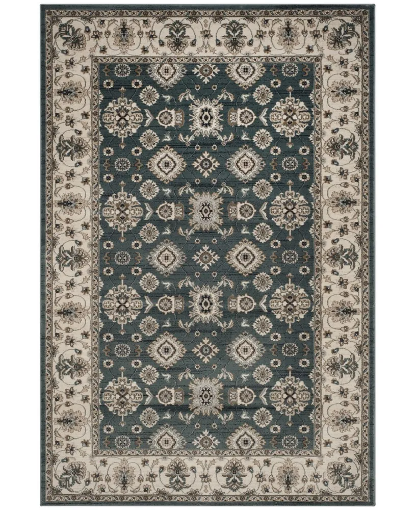 Safavieh Lyndhurst LNH332 Teal and Cream 5'3" x 7'6" Area Rug