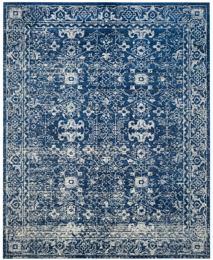 Safavieh Evoke EVK270 Navy and Ivory 11' x 15' Area Rug