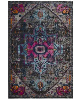 Safavieh Artisan ATN332 Gray and Fuchsia 3' x 5' Area Rug