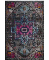 Safavieh Artisan ATN332 Gray and Fuchsia 3' x 5' Area Rug