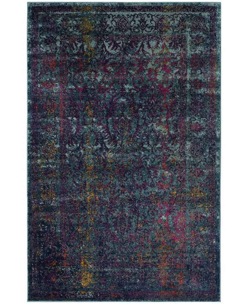 Safavieh Granada GRA351 Blue and Multi 3' x 5' Area Rug