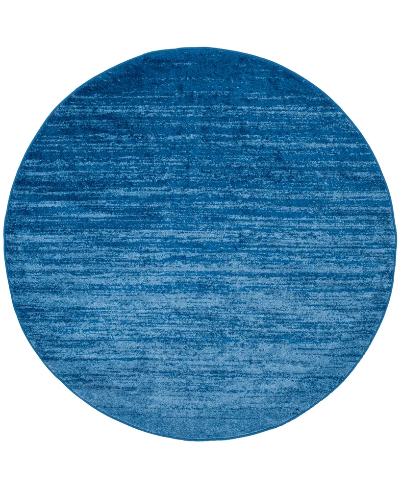 Safavieh Adirondack 113 Light Blue and Dark Blue 10' x 10' Round Area Rug