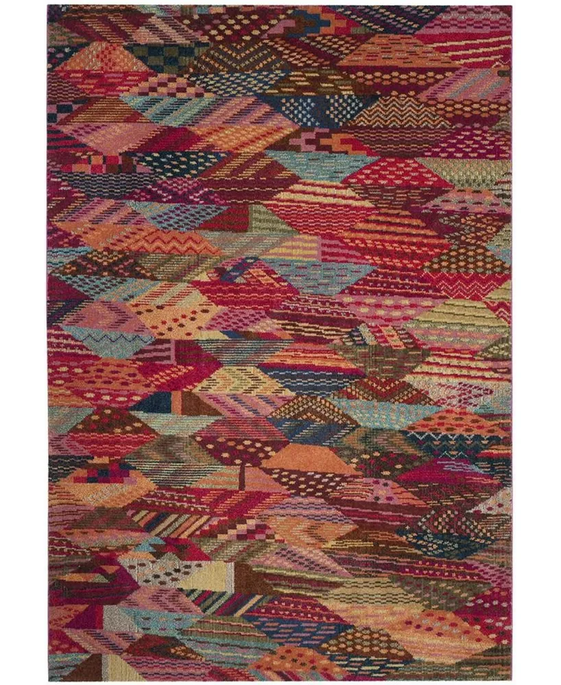 Safavieh Monaco MNC245 Multi 4' x 5'7" Area Rug