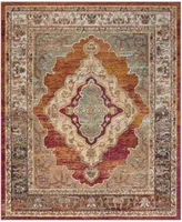 Safavieh Crystal Crs500 Orange Light Blue Area Rug Collection