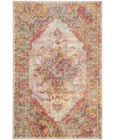 Safavieh Crystal CRS508 Cream and Rose 3' x 5' Area Rug