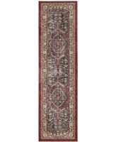 Safavieh Bijar BIJ636 Royal and Brown 2'3" x 6' Runner Area Rug