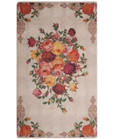 Safavieh Daytona DAY115 Cream and Orange 5'1" x 7'6" Area Rug