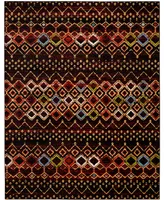 Safavieh Amsterdam Black and Multi 10' x 14' Outdoor Area Rug