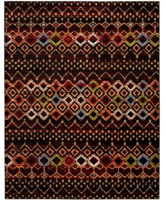 Safavieh Amsterdam 108 Black Multi Rug