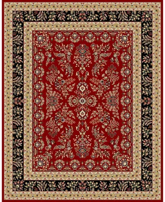 Safavieh Lyndhurst LNH331 Red and Black 6' x 9' Area Rug