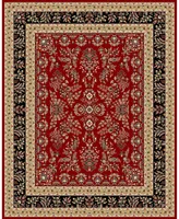 Safavieh Lyndhurst LNH331 Red and Black 6' x 9' Area Rug