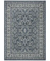 Safavieh Charleston CHL412 Navy and Creme 6'7" x 6'7" Square Area Rug