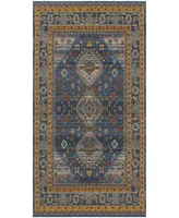 Safavieh Classic Vintage CLV114 Blue and Gold 4' x 6' Area Rug