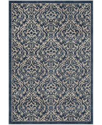 Safavieh Brentwood BNT810 Navy and Creme 3' x 5' Area Rug