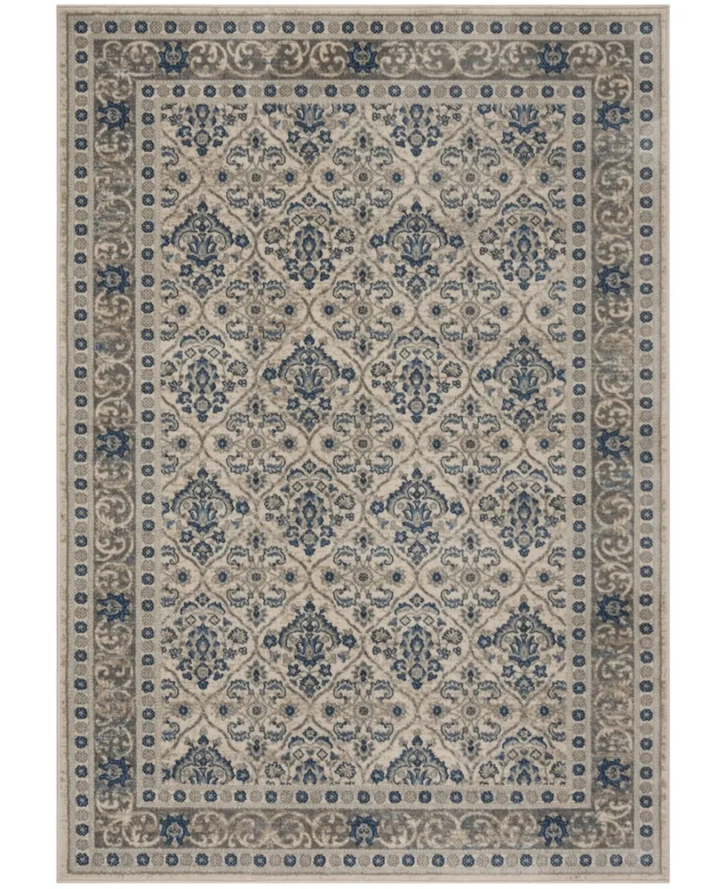 Safavieh Brentwood BNT870 Light Gray and Blue 3' x 5' Area Rug