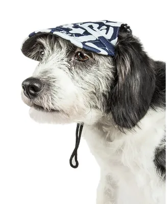 Pet Life 'Bone Cappa' Graffiti Sculptured Uv Protectant Adjustable Dog Hat Cap