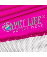 Pet Life Active 'Barko Pawlo' Relax Stretch Performance Dog Polo T-Shirt