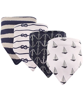 Hudson Baby Bandana 4-Bib Set