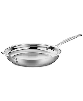Cuisinart Chef's Classic Stainless Steel 12" Skillet with Helper Handle