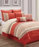 Janna 8 Pc Queen Comforter Set