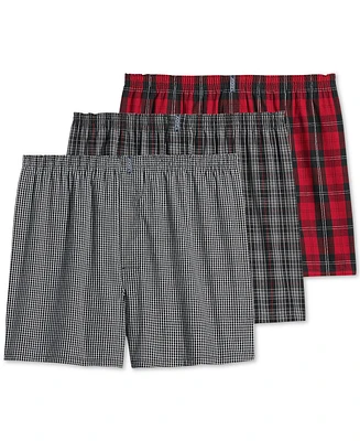 Jockey Men's 3-Pk. Woven Boxers