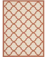 Safavieh Courtyard CY6903 Beige and Terracotta 4' x 5'7" Sisal Weave Outdoor Area Rug