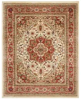 Safavieh Lyndhurst LNH330 Ivory and Rust 7'9" x 9'9" Area Rug