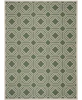 Safavieh Courtyard CY6112 Dark Green and Beige 8' x 11' Outdoor Area Rug