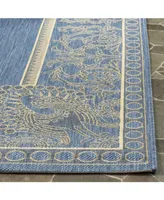 Safavieh Courtyard CY2965 and Natural 6'7" x 6'7" Square Outdoor Area Rug