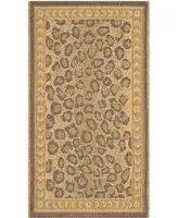 Safavieh Courtyard CY6100 Natural and Gold 6'7" x 9'6" Outdoor Area Rug